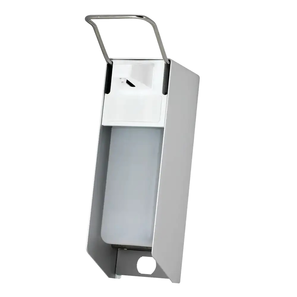 Desinfektionsmittelspender 500ml Aluminium kurzer Armhebel Kunststoffpump