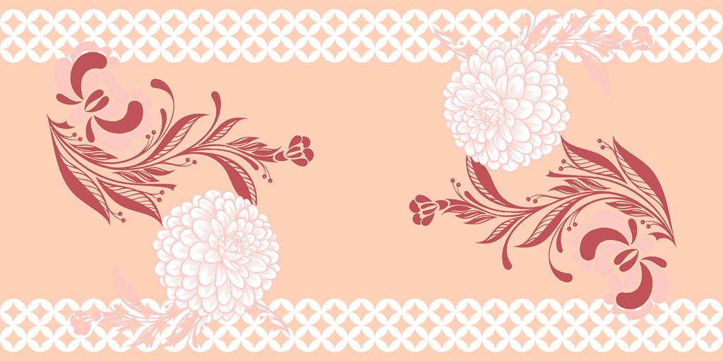 Linclass Tischläufer Clarissa bordeaux 40 cm x 24 m