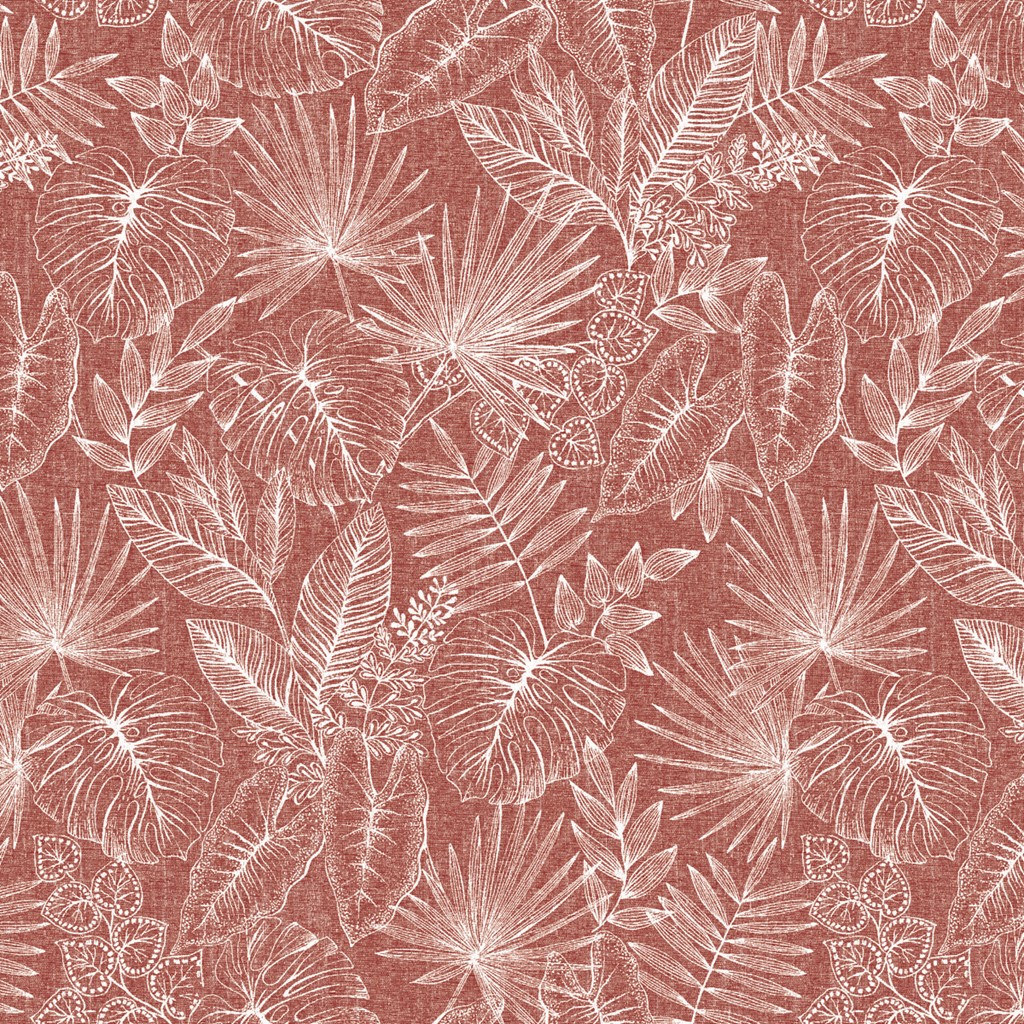 Linclass Tischdecke Kona bordeaux 80 x 80 cm 1/8-Falz