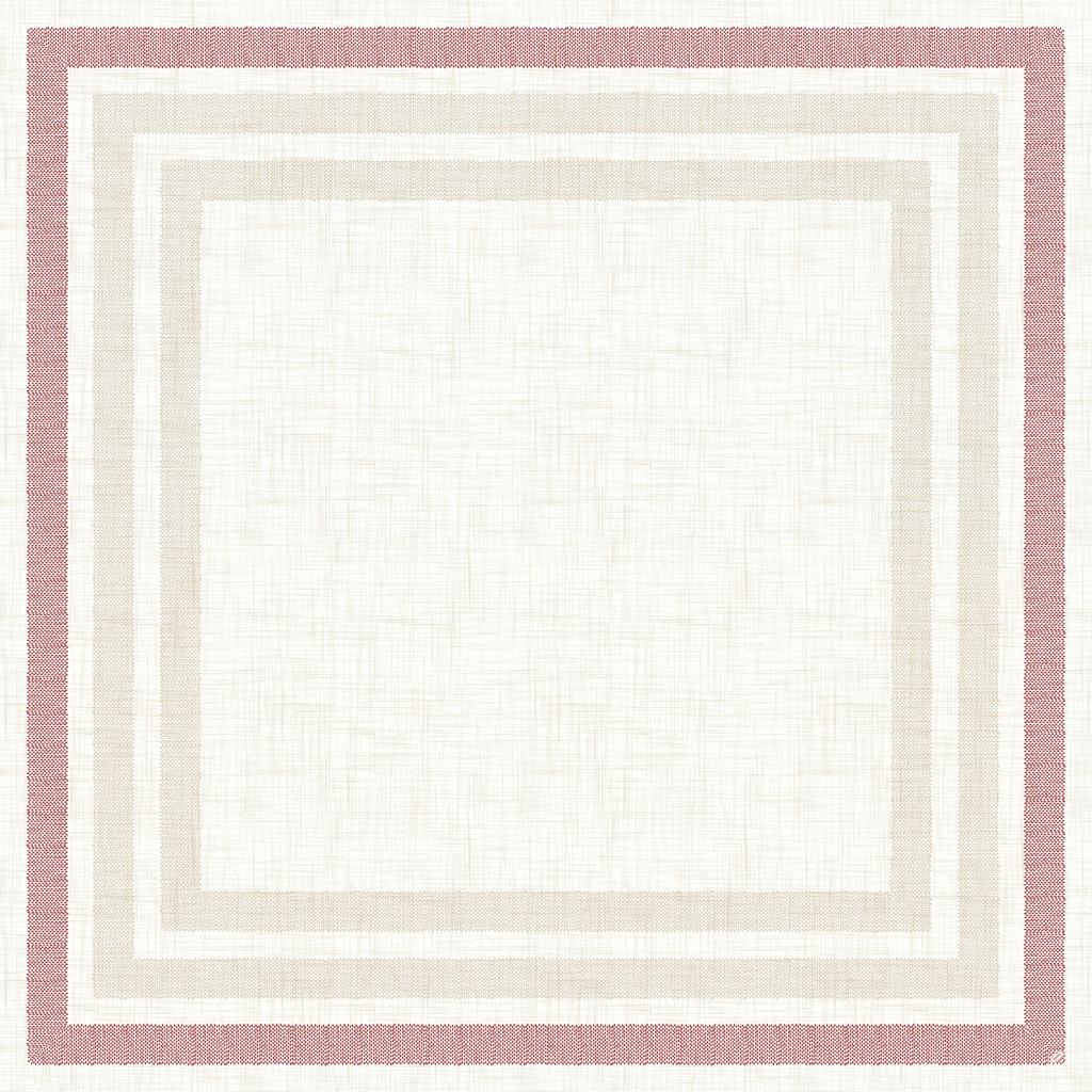 Mitteldecken Dunicel Rigato bordeaux, 84 x 84cm, 5x20 Stück/K