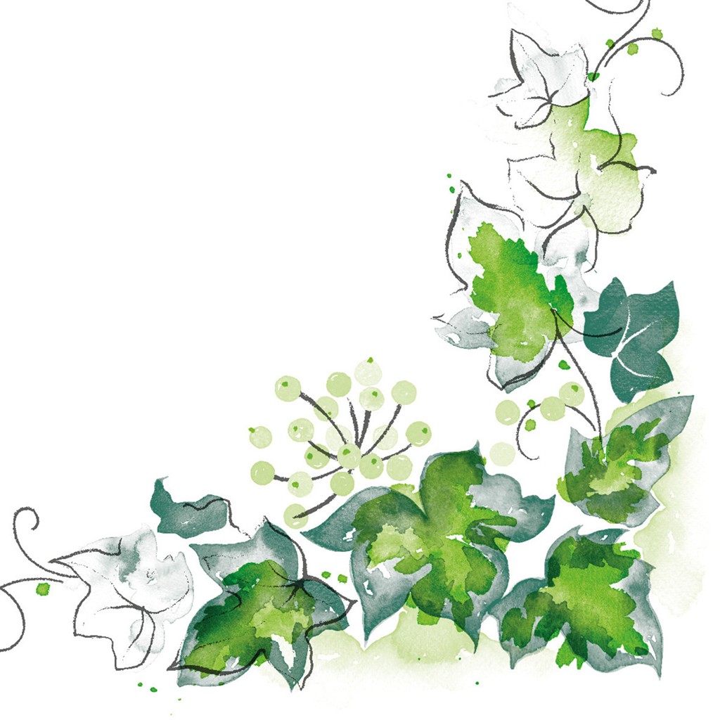 Linclass Serviette Elenor 33 x 33 cm 1/4 Falz