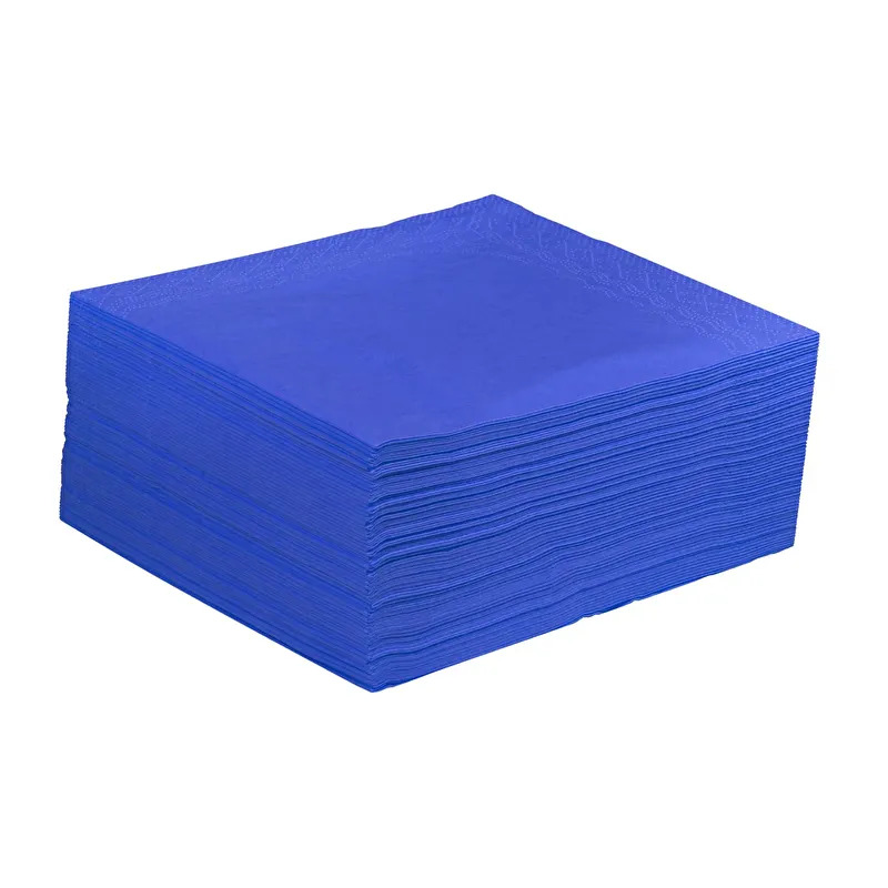 Servietten "Smartline" 1-lg. blau 32x32cm 1/4 Falzung