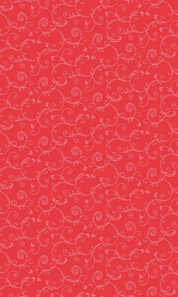 P.-C. Tischdecke Gala rot 80 x 80 cm 1/8-Falz