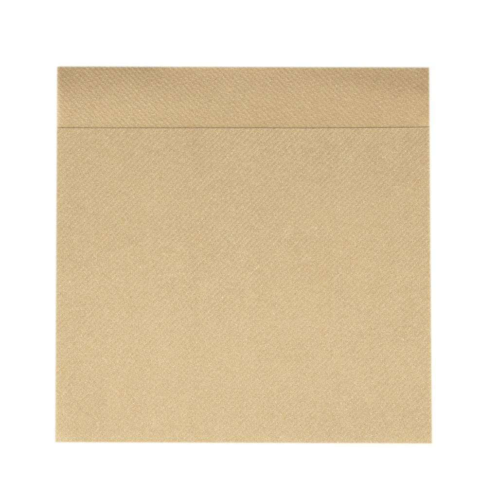Linclass-Prof. Nap to go Basic naturbrau 33 x 33 cm 1/4 Falz