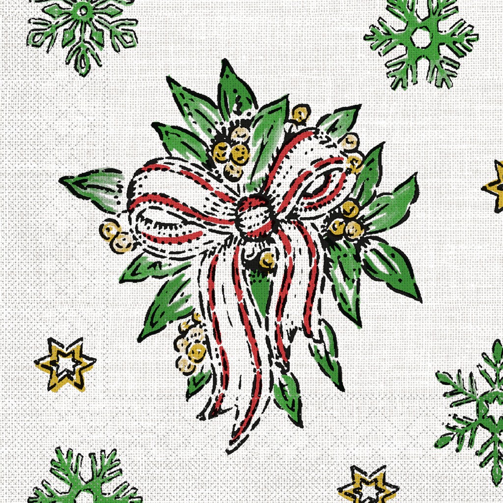 Tissue 3-lagig Serviette Lourdes 33 x 33 cm 1/4 Falz