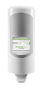 Kunststoffspender "PevaOne" weiss für 1L Softflaschen