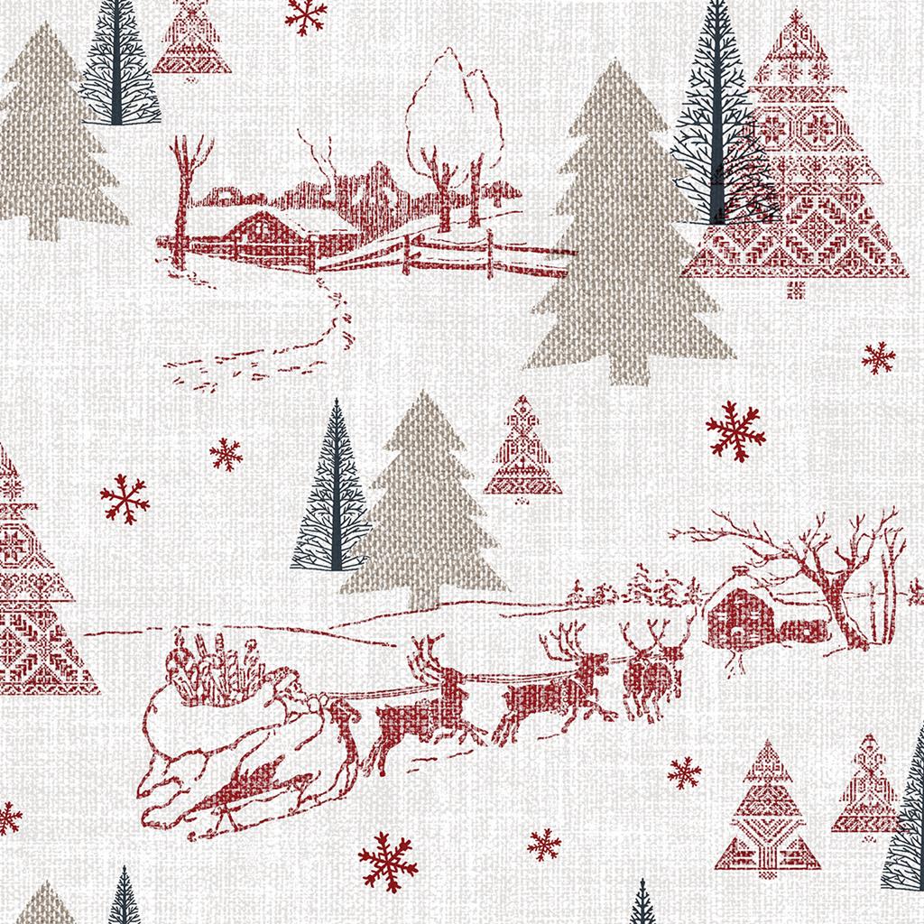 Linclass Serviette  Rudi 40 x 40 cm 1/4 Falz