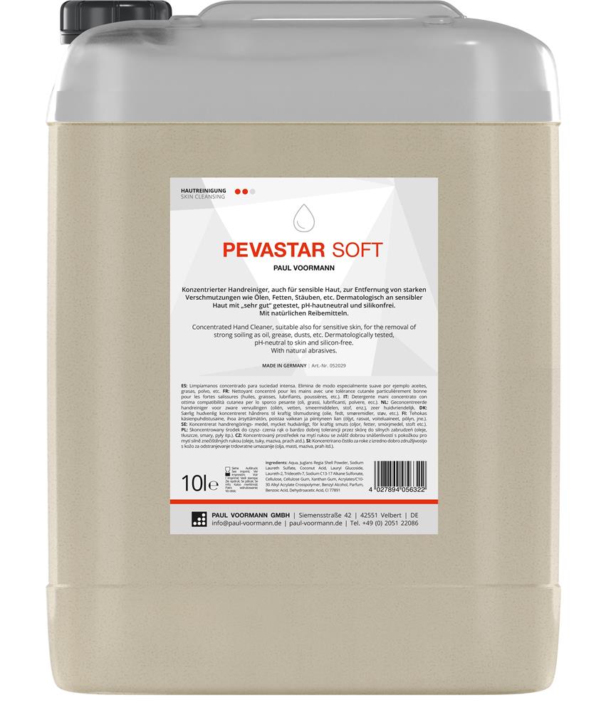 Hautreinigung "Pevastar Soft" 10L Kanist Hautreinigung "Pevastar Soft" 10L Kanist