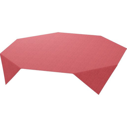 Mitteldecken Dunicel Linnea bordeaux, 84 x 84cm