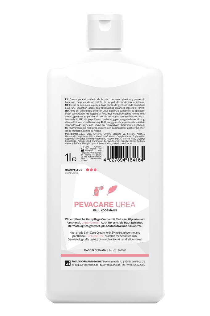 Hautpflege "Pevacare Urea" 1L Hartflasch Hautpflege "Pevacare Urea" 1L Hartflasch