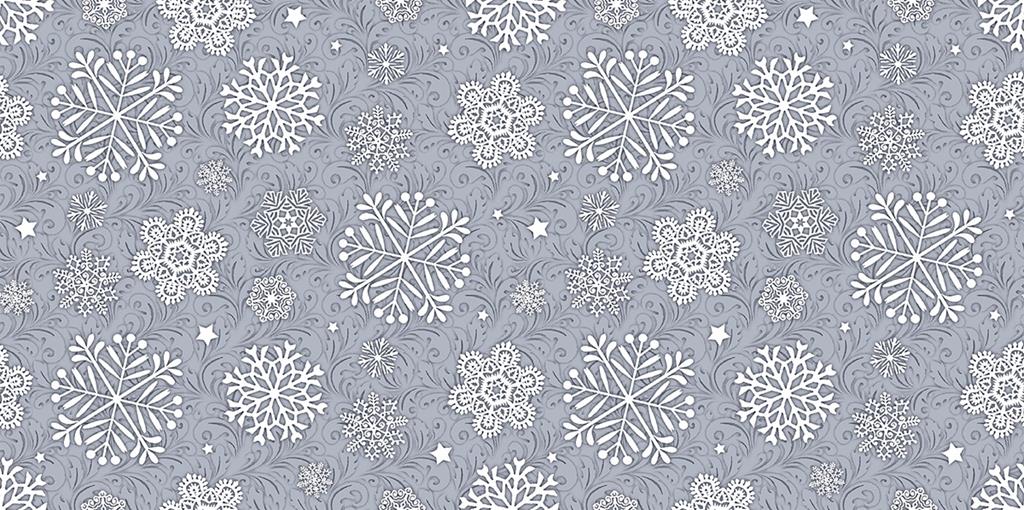 Linclass Tischläufer  Steven silbergrau 40 cm x 24 m