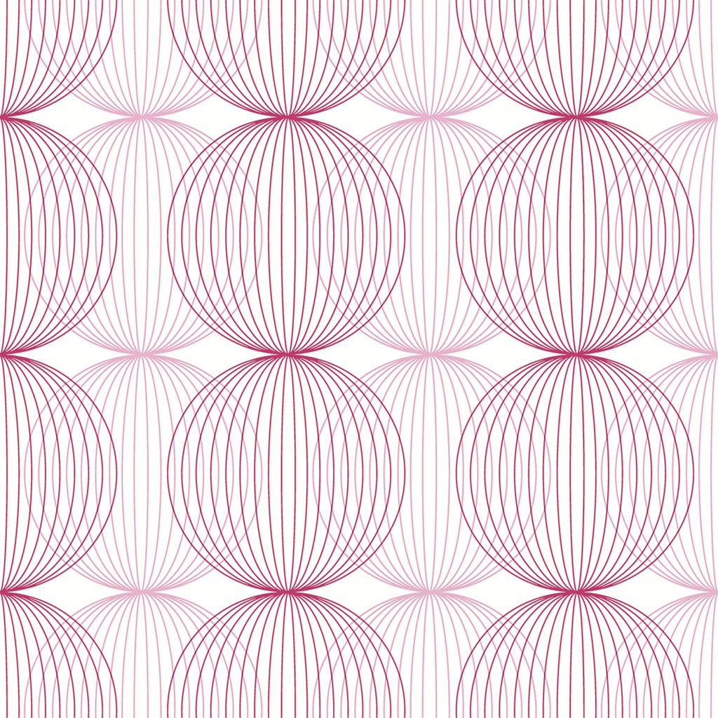 Linclass Serviette Ludo altrosa-bordeaux 40 x 40 cm 1/4 Falz