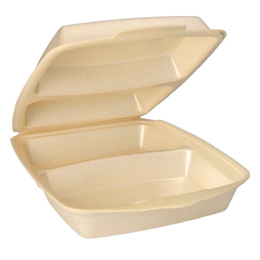 Menübox, 2-geteilt creme