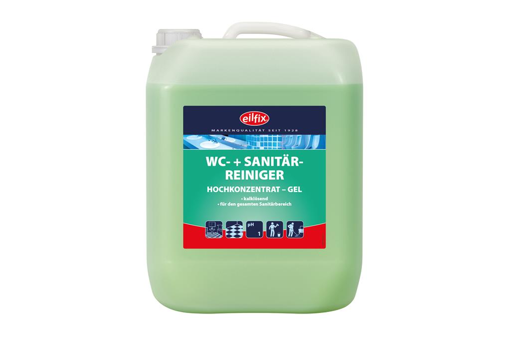 WC- und Sanitärreiniger Gel/grün, 10 Lit