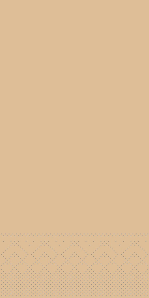 Tissue Serviette Basic sand 40 x 40 cm 1/8 Falz 3-lg.