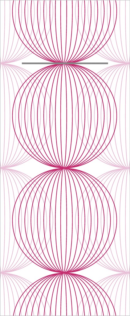 Linclass-Prof. Pocket-Nap. Ludo altrosa 40 x 33 cm 1/8 Falz