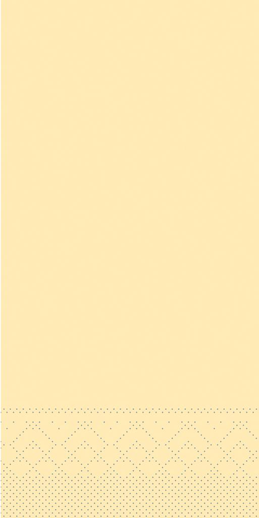 Tissue 3-lg Serviette Basic creme 33 x 33 cm 1/8 Falz