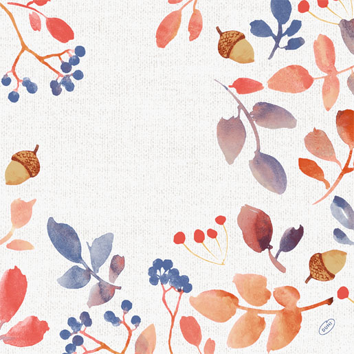 Bio Dunisoft Autumn Gradient 40x40cm 1/4 Falzung