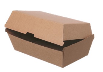 Lunchbox, Wellpappe L 215x120x75 mm