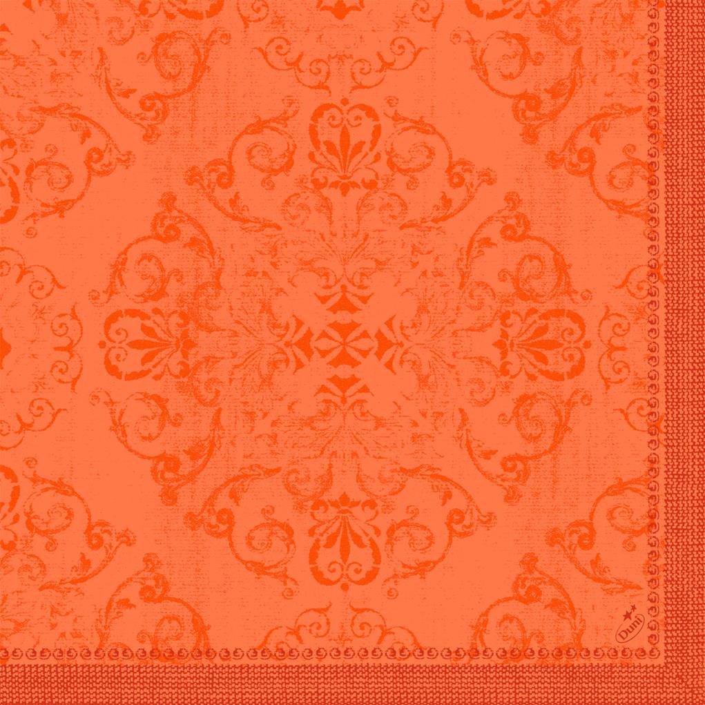 Dunilin-Servietten Opulent Sun Orange 40 x 40 cm,  1/4 Falz