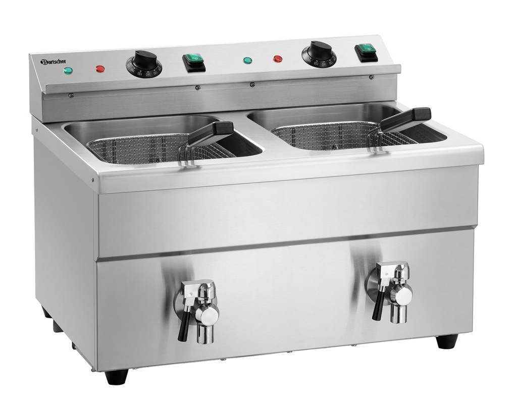 Induktions-Fritteuse 2x8L Plus