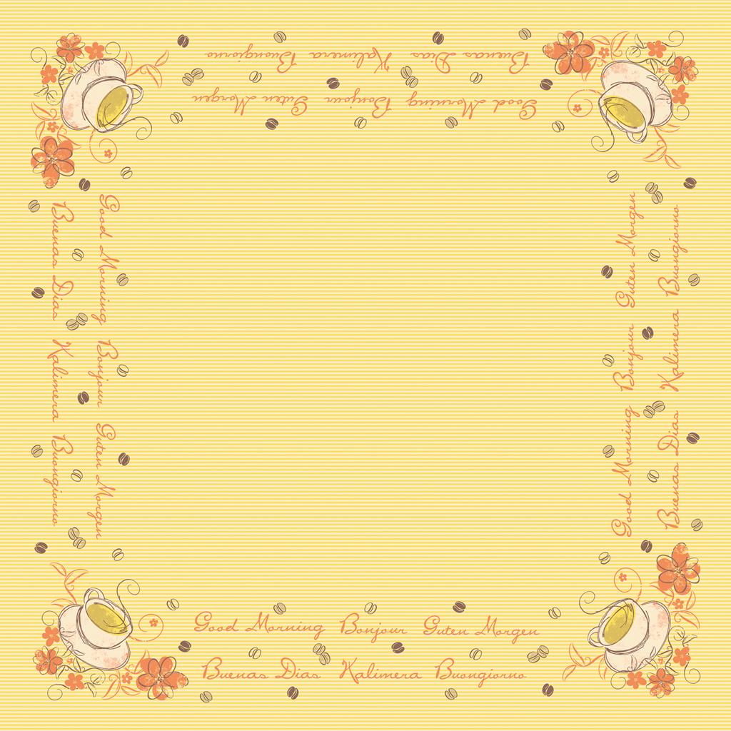 P.C. Tischdecke Sunny New Day 80 x 80 cm 1/8-Falz