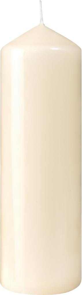Stumpenkerzen, ca. 90h cream 220 x70 Ø cm