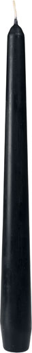 Leuchterkerzen 7h schwarz, 250 x22 Ø cm
