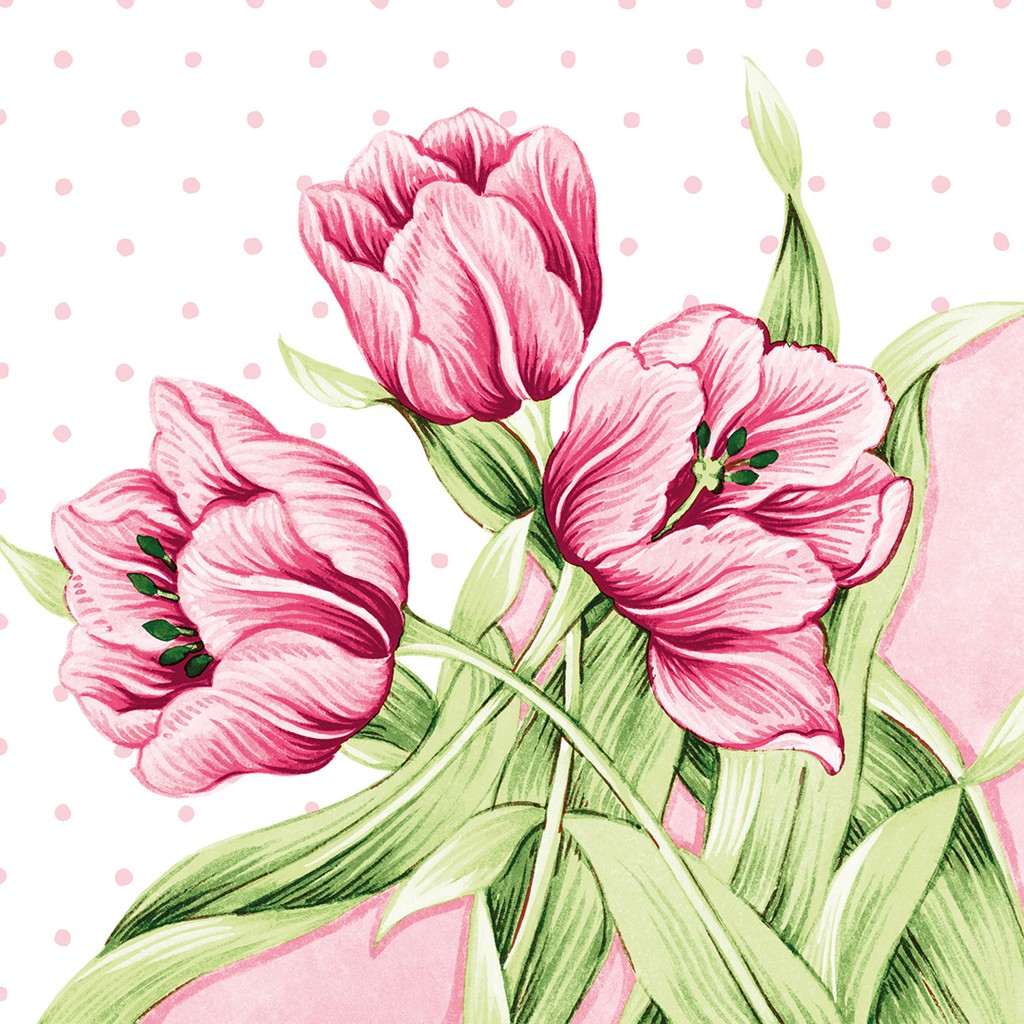 Linclass Serviette Elsa 40 x 40 cm 1/4 Falz