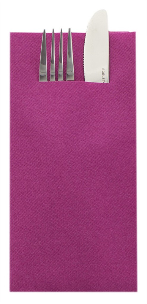 Linclass Pocket-Nap. Basic amethyst-aube 40 x 40 cm 1/8 Falz