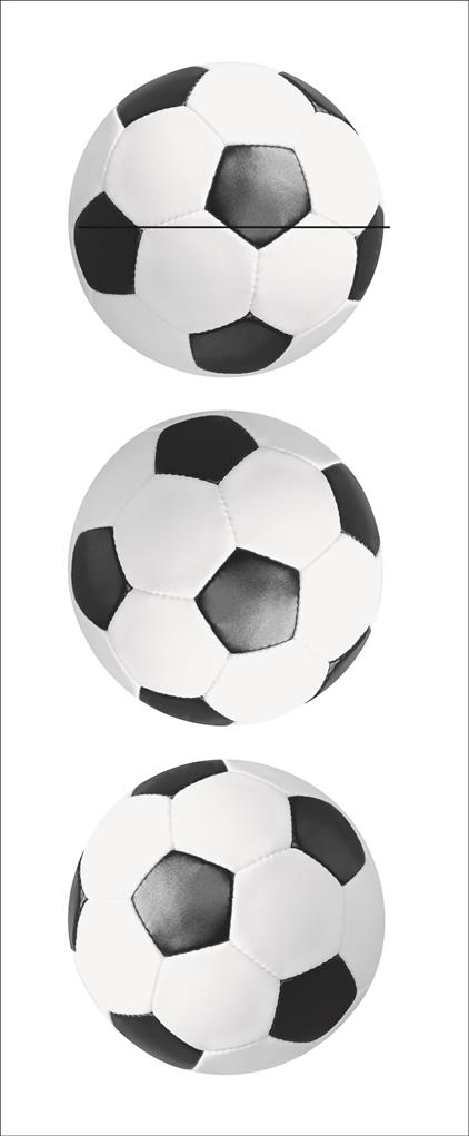 Linclass-Prof. Pocket-Napkins Fussball 40 x 33 cm 1/8 Falz
