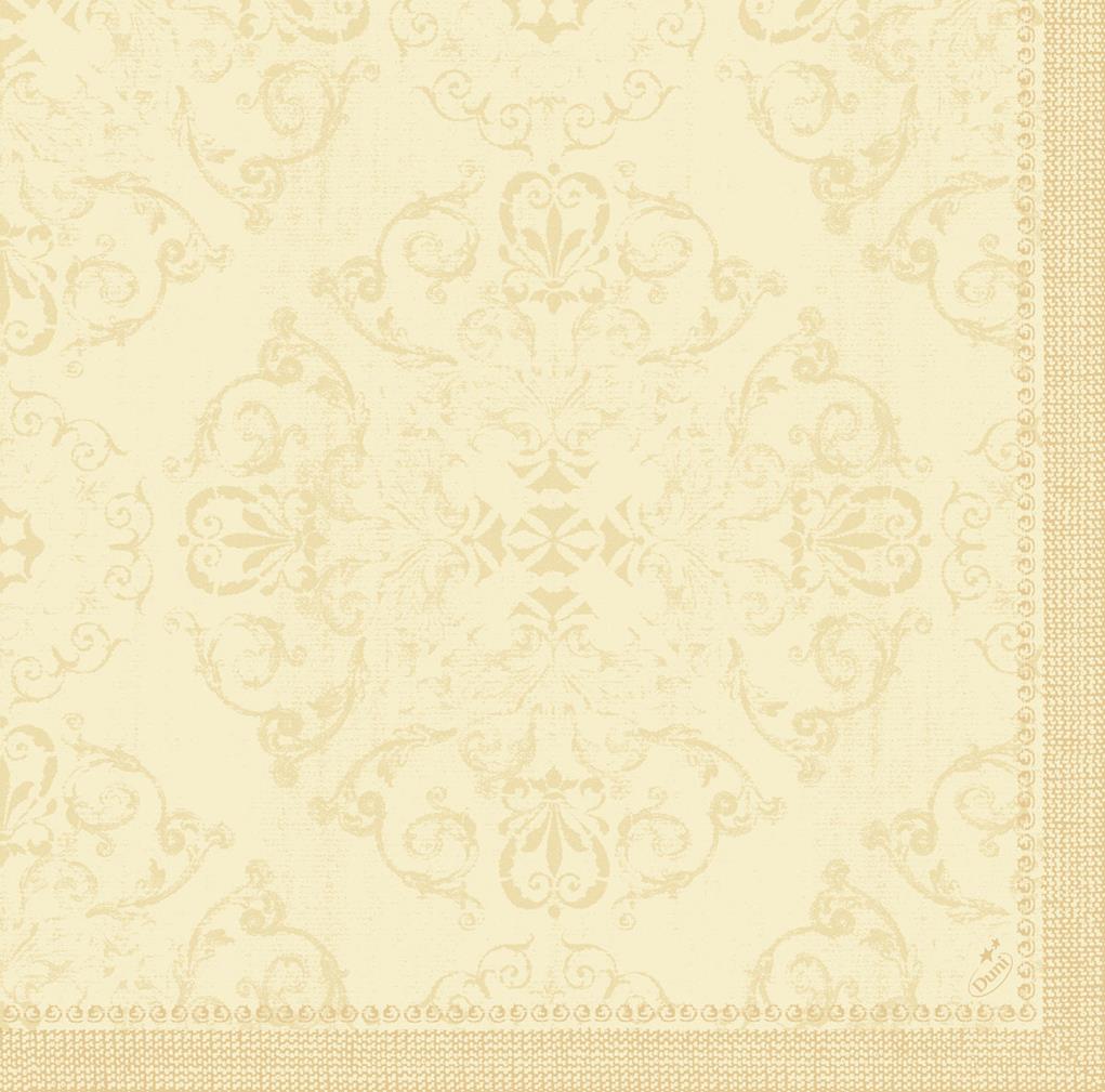 Dunilin-Servietten Opulent cream 40 x 40 cm,  1/4 Falz