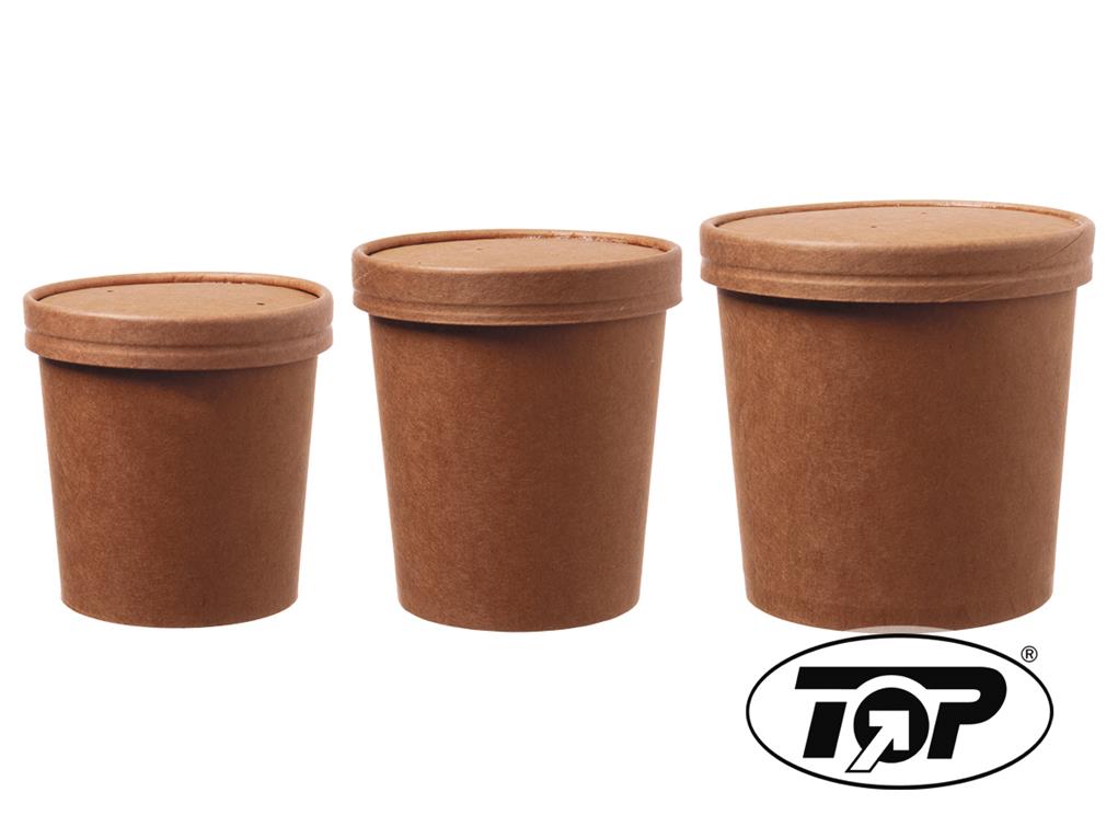 Soup to Go Becher, 230 ml Pappe/ PLA