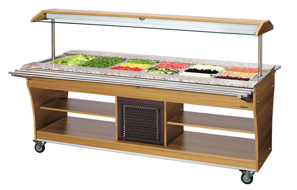 Buffetwagen, kalt, 6x 1/1 GN
