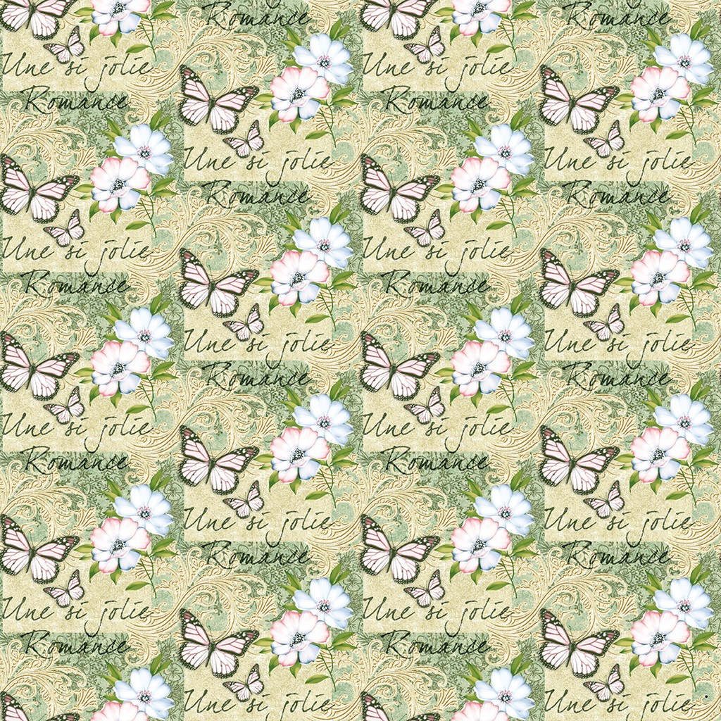 Linclass Tischdecke Jolie 80 x 80 cm 1/8-Falz