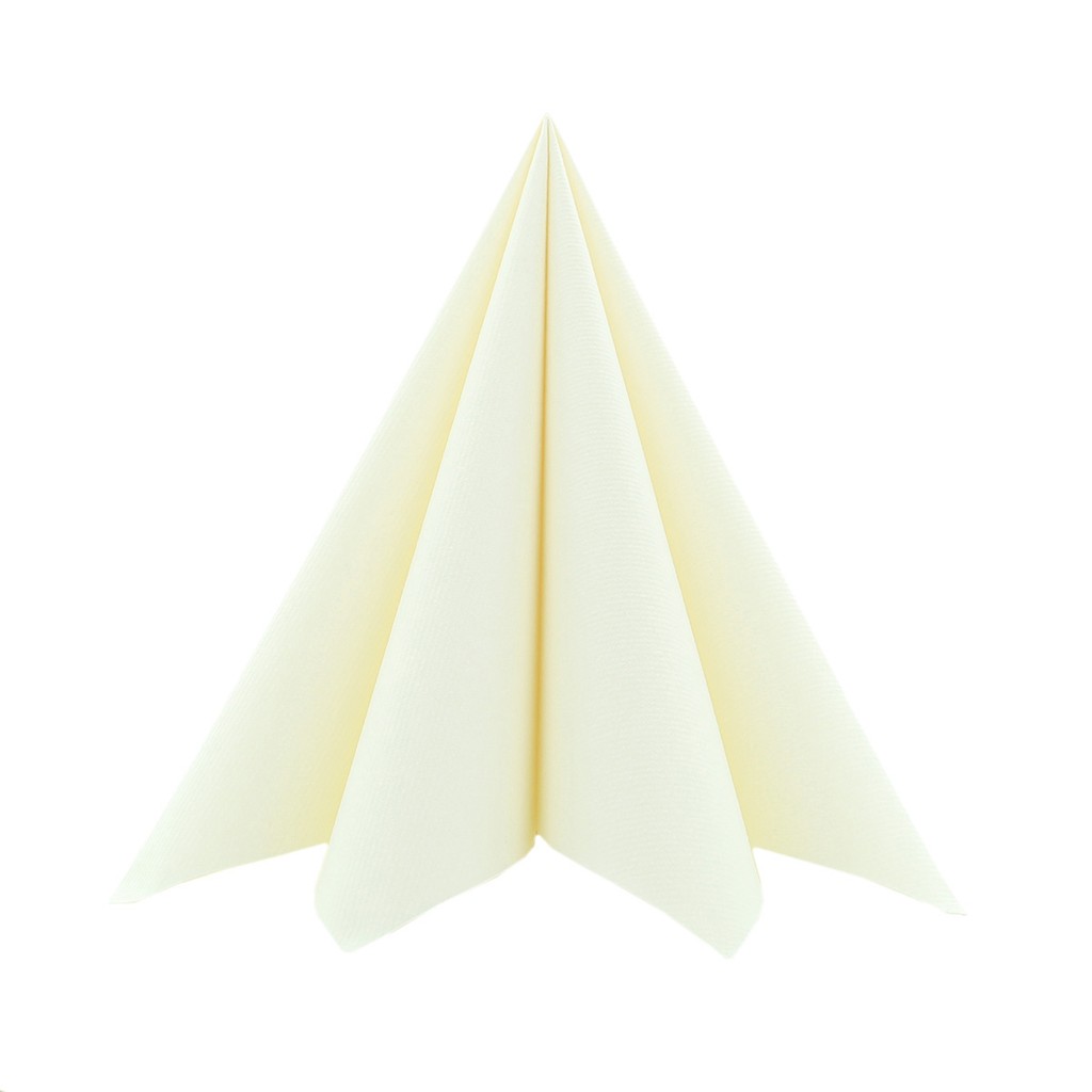 Linclass Serviette Basic champagner 40 x 40 cm 1/4 Falz