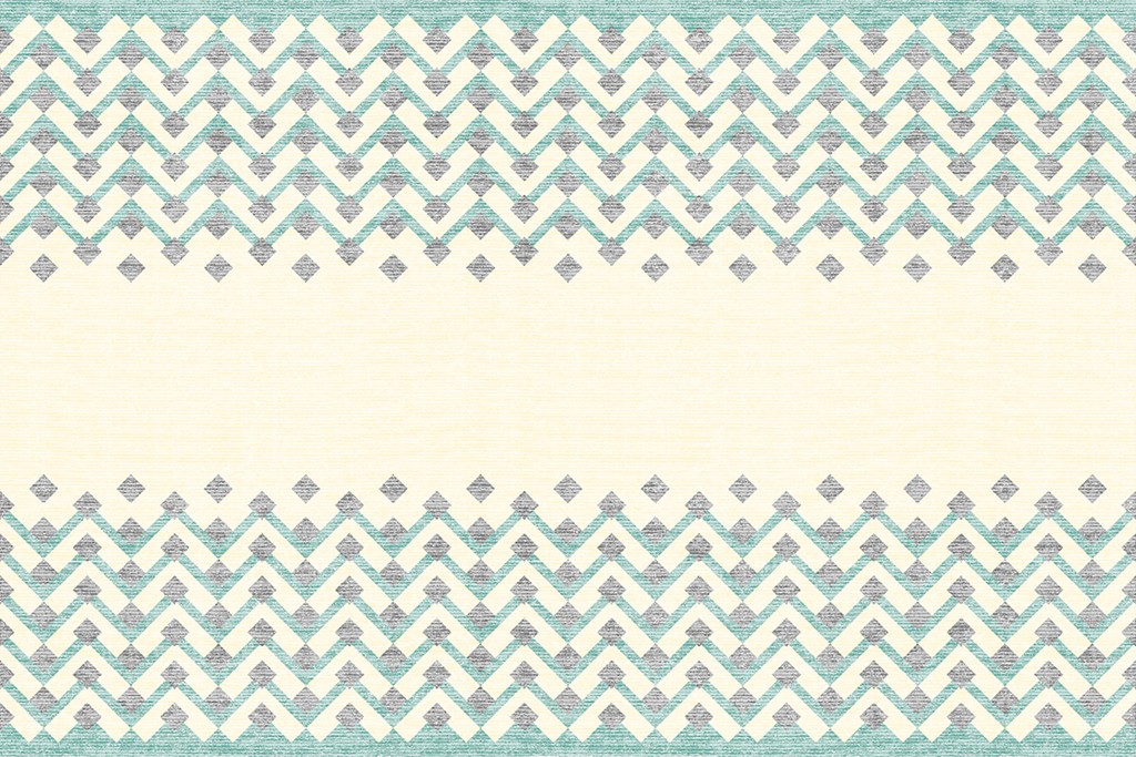 Linclass Tischläufer Oskar beige-grün-sc 40 cm x 24 m