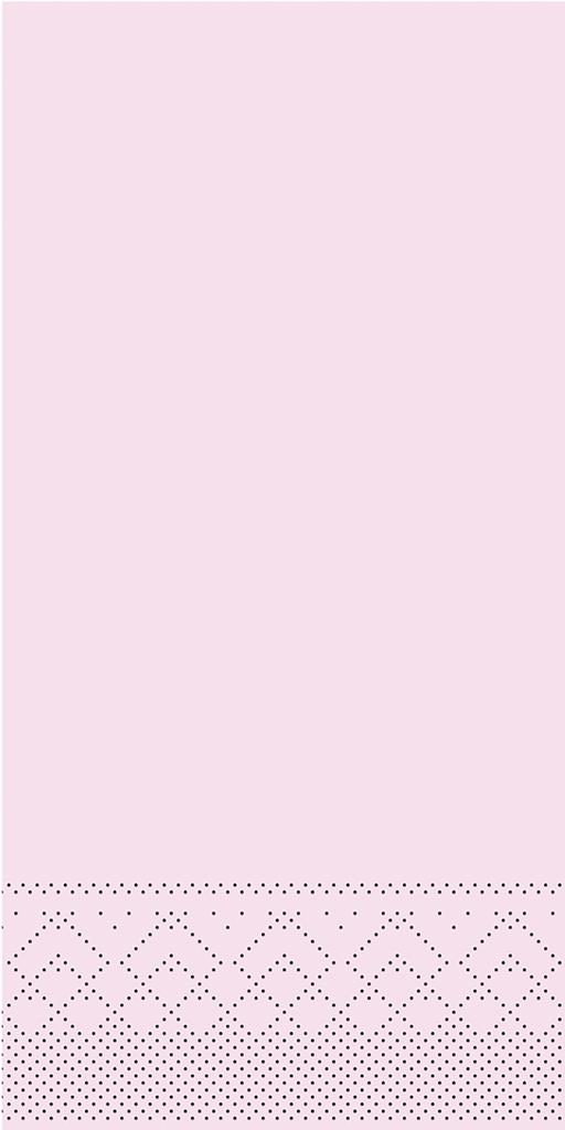 Tissue 3-lg Serviette Basic rosa 33 x 33 cm 1/8 Falz