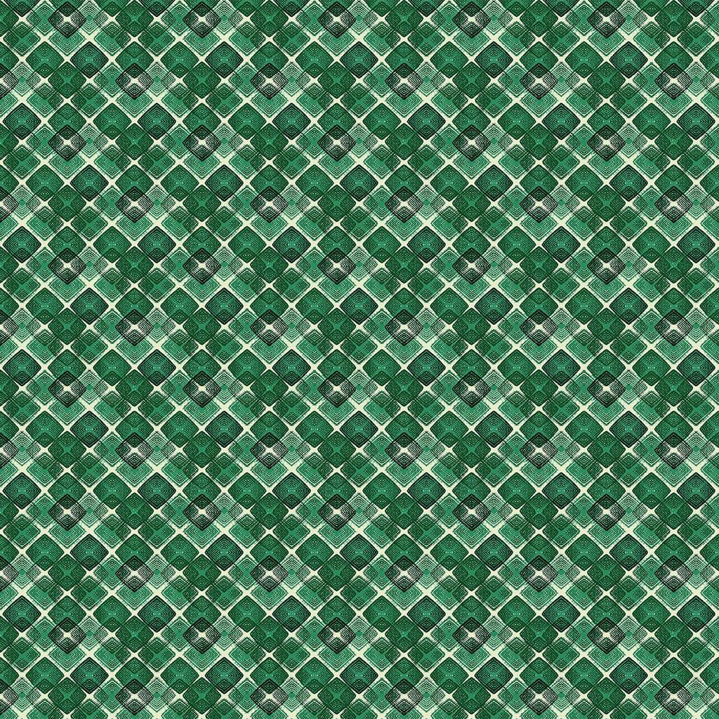 Linclass Tischdecke Logan grün 80 x 80 cm 1/8-Falz