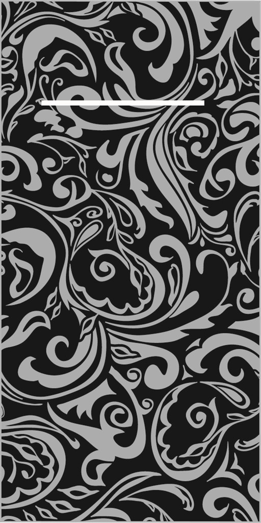 Linclass Pocket-Nap. Lias schwarz-silber 40 x 40 cm 1/8 Falz