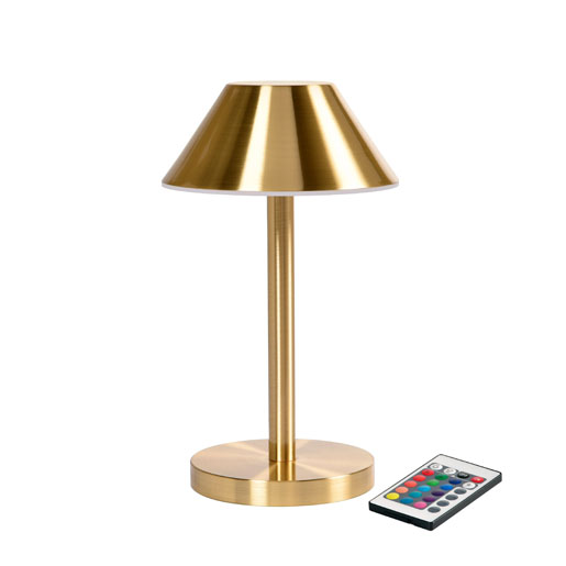 Led Lampe Zelda Midi, 21,5 cm x Ø 12 cm, Zelda Midi, 21,5 cm x Ø 12 cm, brass