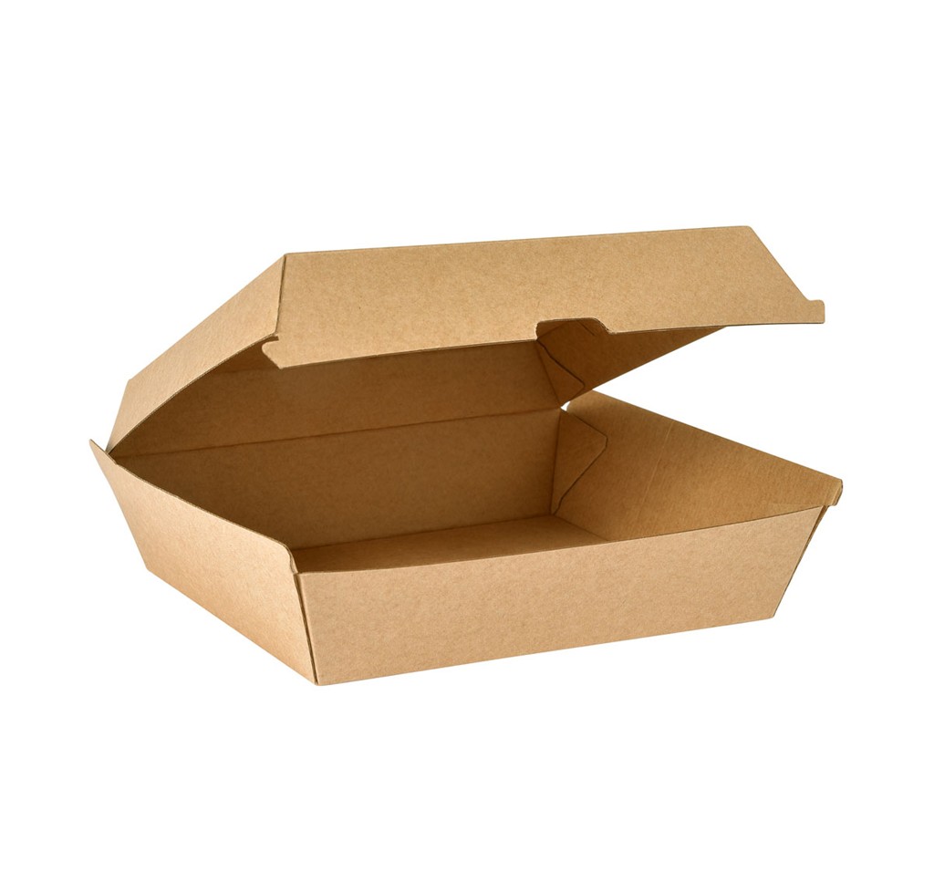Menübox Dinner 1300 ml Braun ungeteilt
