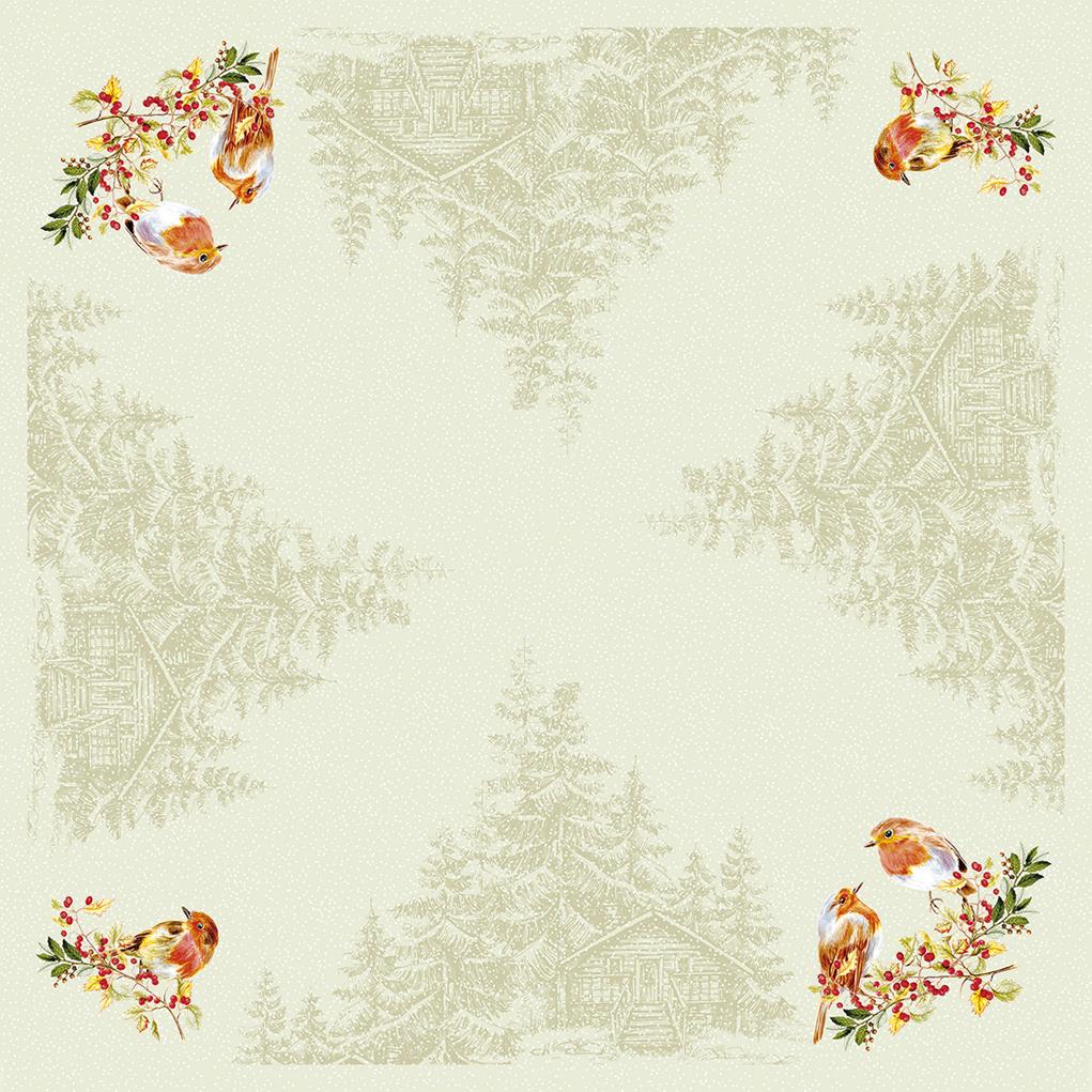 Linclass Tischdecke Pippa beige 80 x 80 cm 1/8-Falz Linclass Tischdecke Pippa beige 80 x 80 cm 1/8-Falz