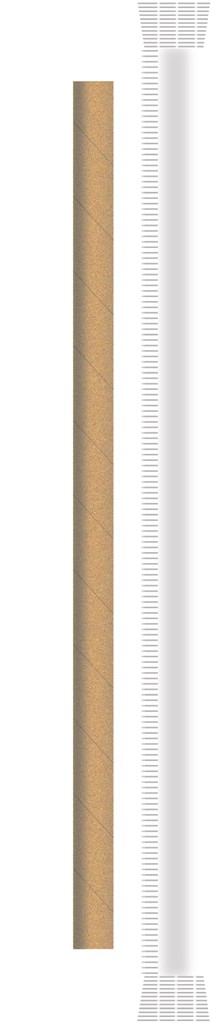Papier  Papiertrinkhalm  naturbraun gehü Ø 8 mm / 230 mm