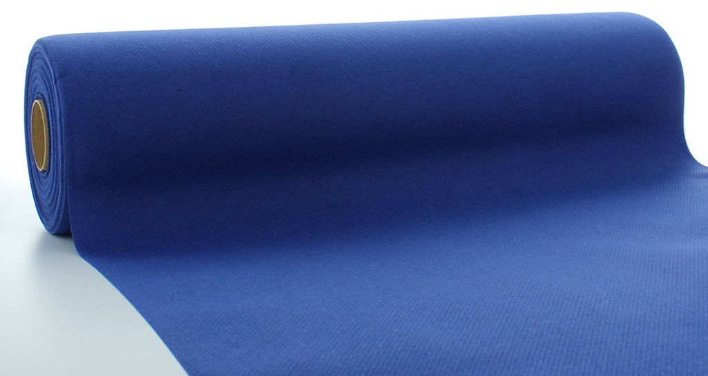 Linclass Tischläufer  Basic royalblau 40 cm x 24 m