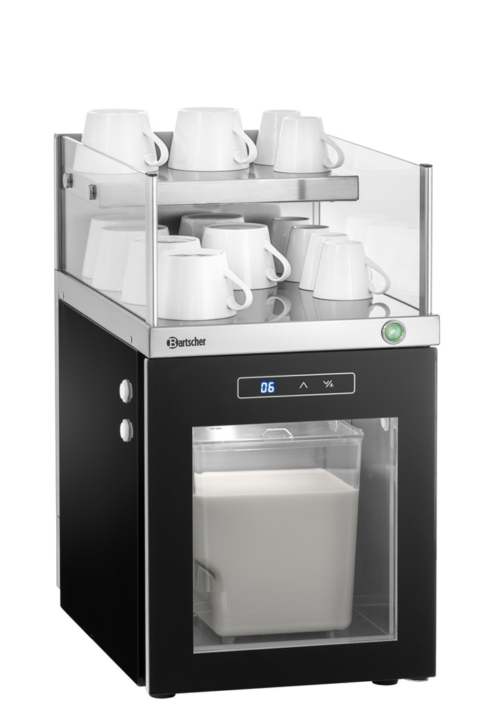 Milchkühlschrank-Tassenwärmer-Kombi