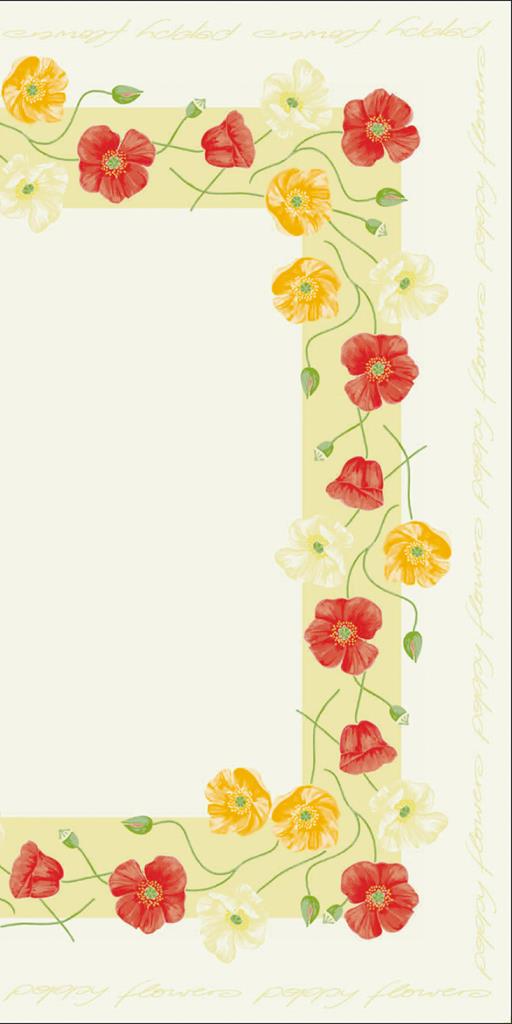 Linclass Tischdecke Josephine 80 x 80 cm 1/8-Falz