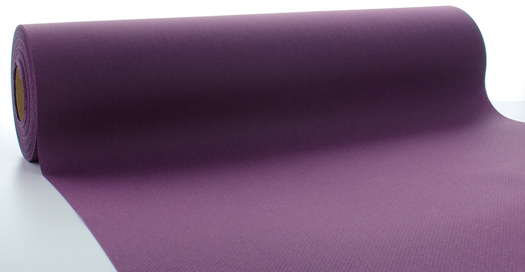 Linclass Tischläufer Basic amethyst-aube 40 cm x 24 m