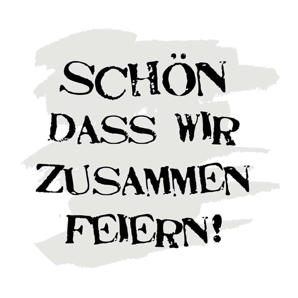 Filzpappe Bierdeckel Schön, dass… 107 mm