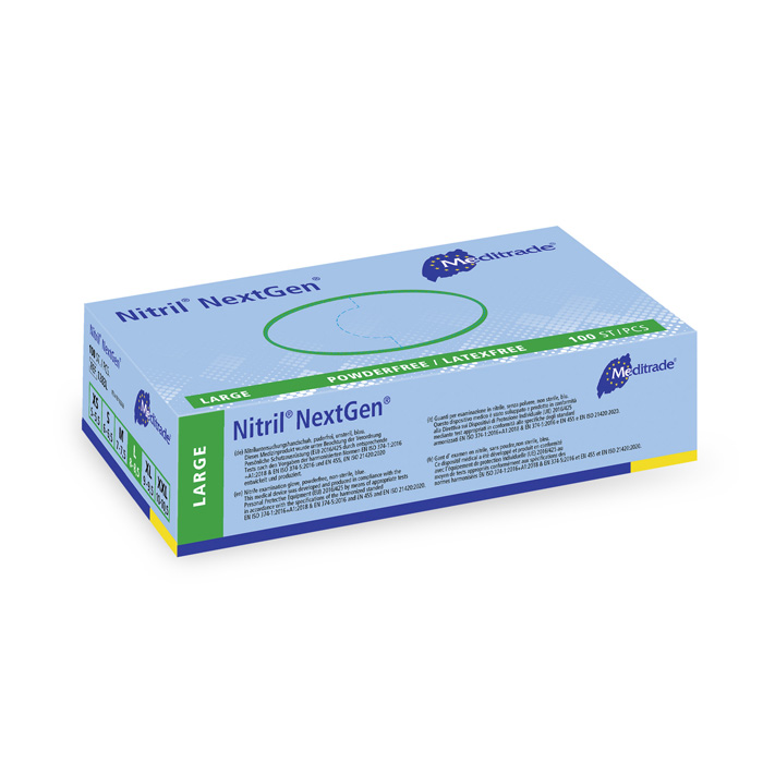 Nitrilhandschuh "NextGen" Gr: L blau